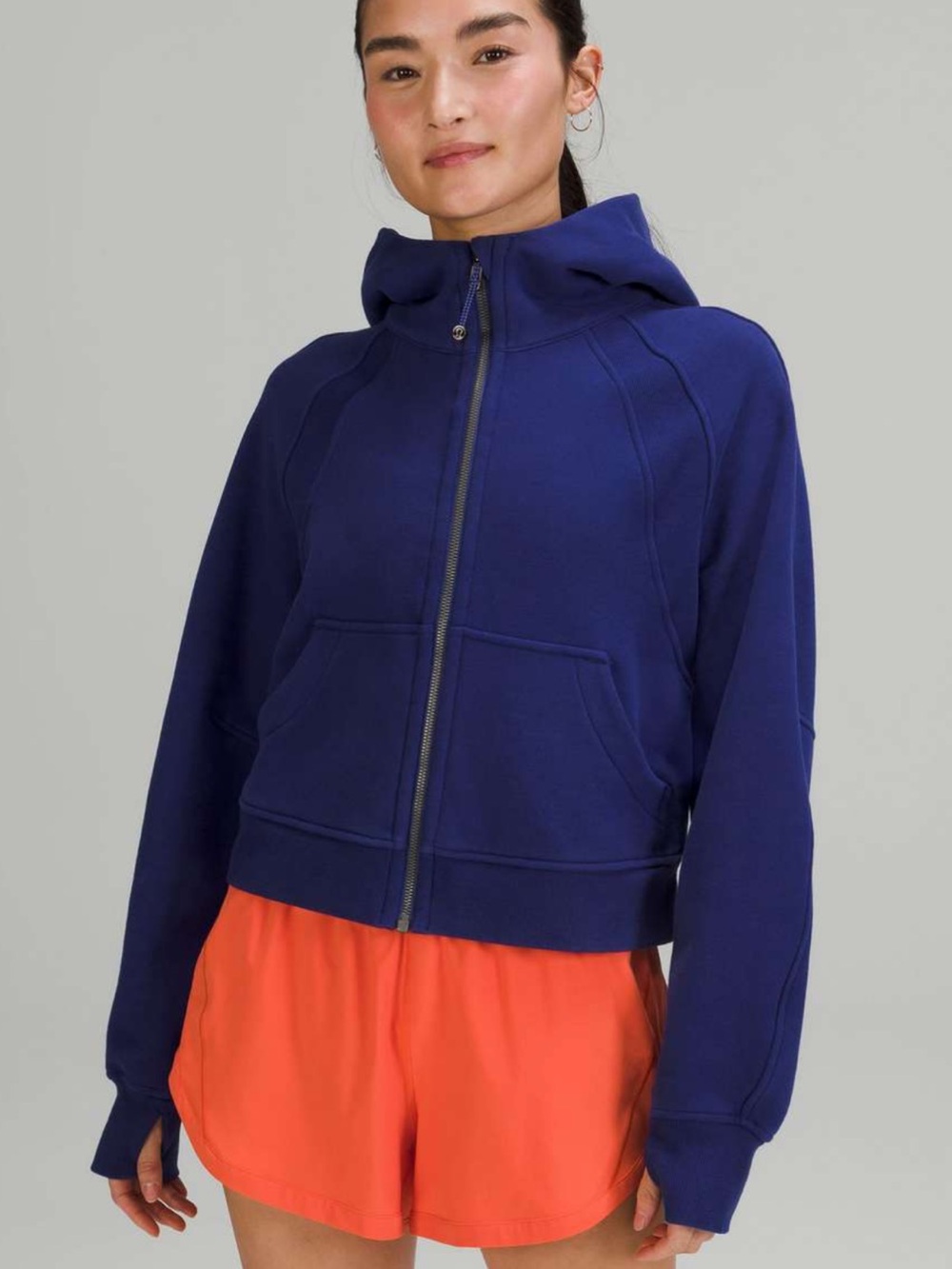 Lululemon Scuba Oversized Full Zip Hoodie Larkspur Blue *Small Flaws - As Is*